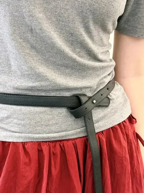 Stylish Minimalist Leather Belt - Perfect for Any Outfit