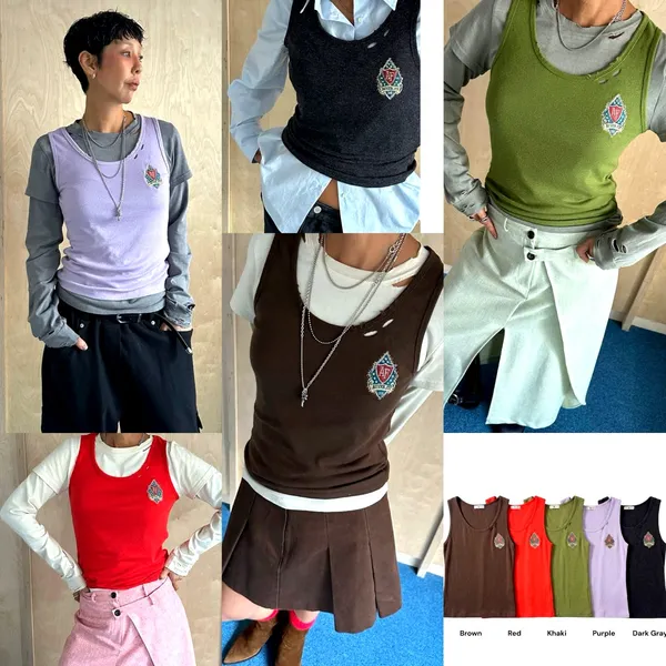 Stylish Casual Tank Top - Comfortable and Versatile for Spring and Summer