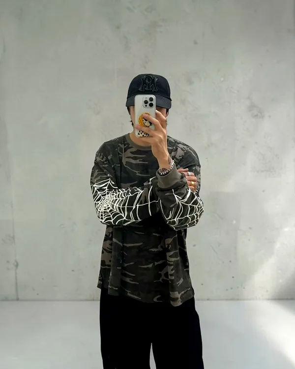 Camouflage Long Sleeve T-Shirt - Stylish, Trendy, and Comfortable