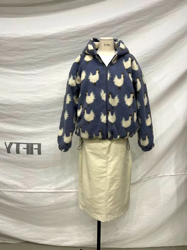Cute Pattern Women's Jacket Coat