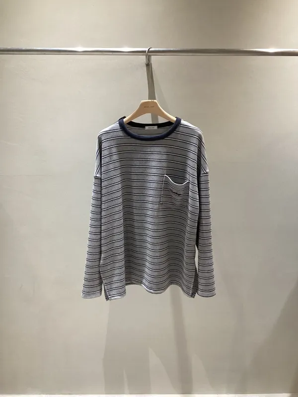 Striped Long Sleeve T-Shirt, Comfortable Casual Style