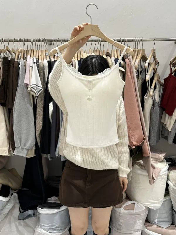 Minimalist White Camisole, Comfortable and Breathable, Perfect for Pairing