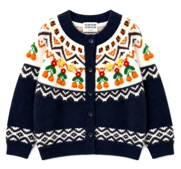 Cozy Floral Embroidered Cardigan - Stylish Warmth for Every Occasion