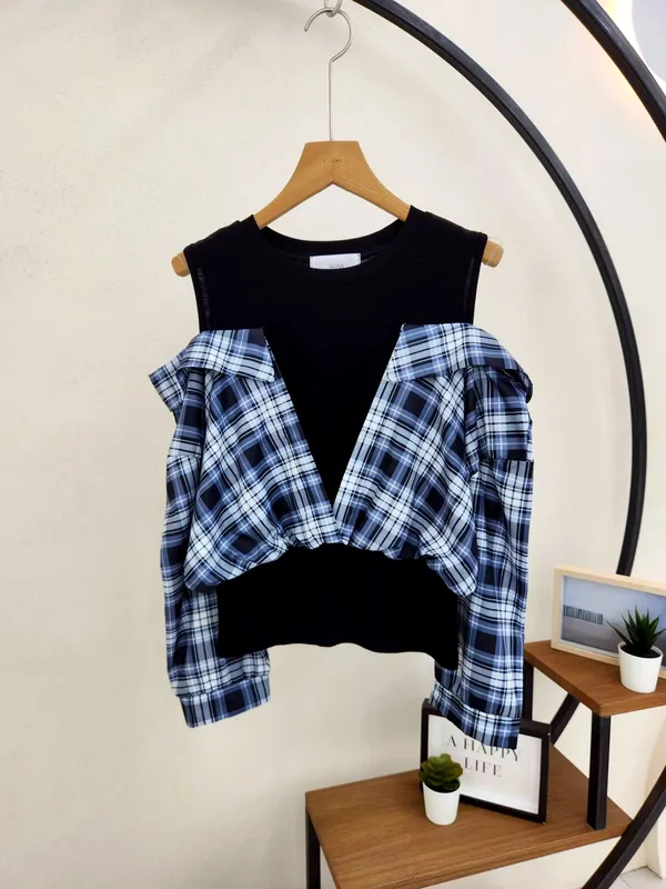Stylish Color-Block Women's T-Shirt, Perfect for Casual Outfits