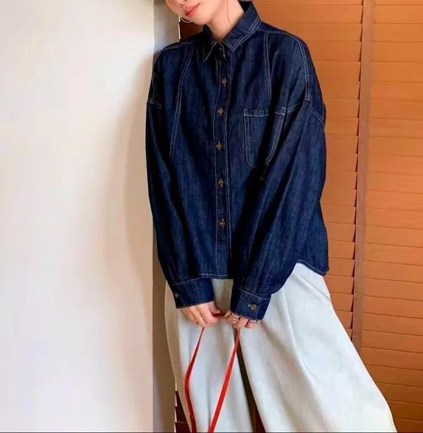 Stylish Casual Denim Shirt, Soft and Comfortable, Versatile Piece