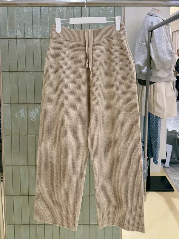 Comfortable Casual Loose Knit Pants