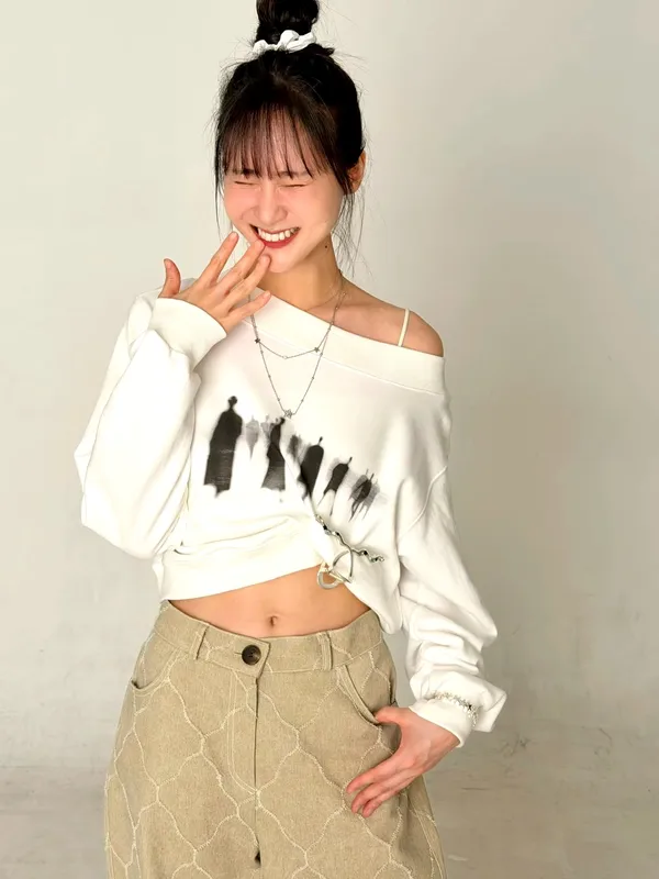Stylish Loose Women's Top - Comfortable Casual Style