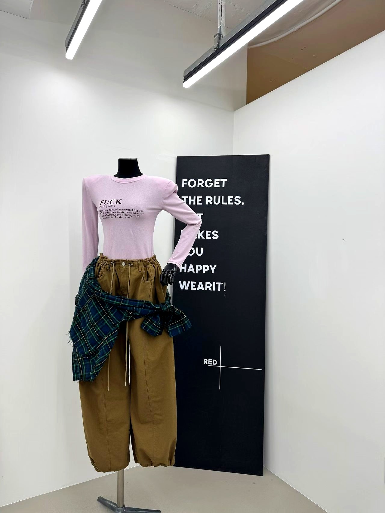 트렌디한 레터 프린트 긴팔 티셔츠