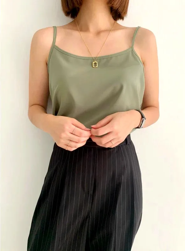 Fresh and Minimalist Cami Top, Perfect for Summer Outfits