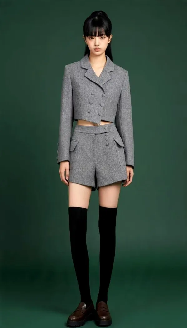 Stylish Gray Shorts - A Perfect Blend of Elegance and Casual