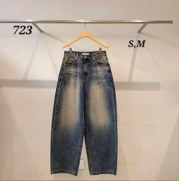 Trendy Loose-Fit Denim Jeans, Comfortable and Versatile for Spring and Summer