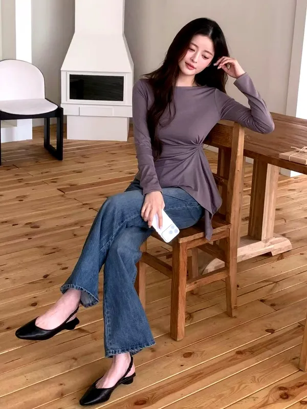Fashion Versatile Women's Top, Soft and Comfortable Fabric