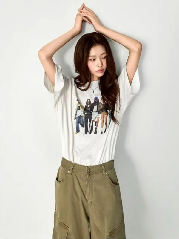 Stylish Printed Women's T-Shirt, Casual Comfort, A Summer Essential
