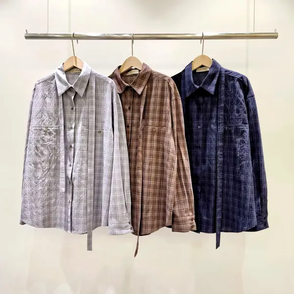 เสื้อเชิ้ตลายสก๊อตแฟชั่น - สบาย ระบายอากาศได้ดี และใส่ได้หลายโอกาส