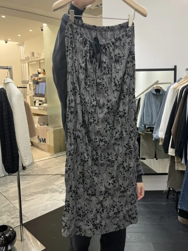 Elegant Floral Long Dress, Lightweight and Flowing
