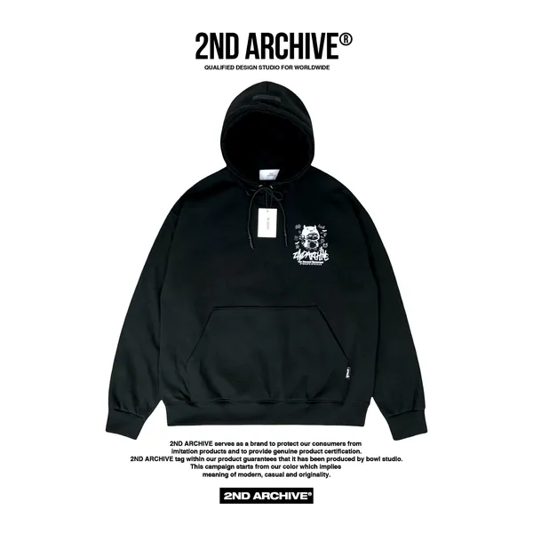 2ND ARCHIVE Black Hoodie - A Must-Have for Fashion Lovers