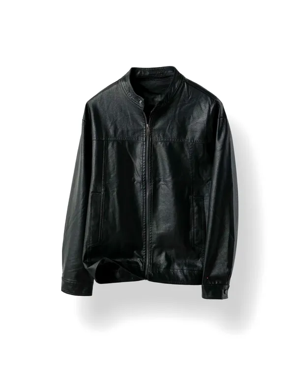 Stylish Black Men's Leather Jacket - Showcase Your Unique Charm