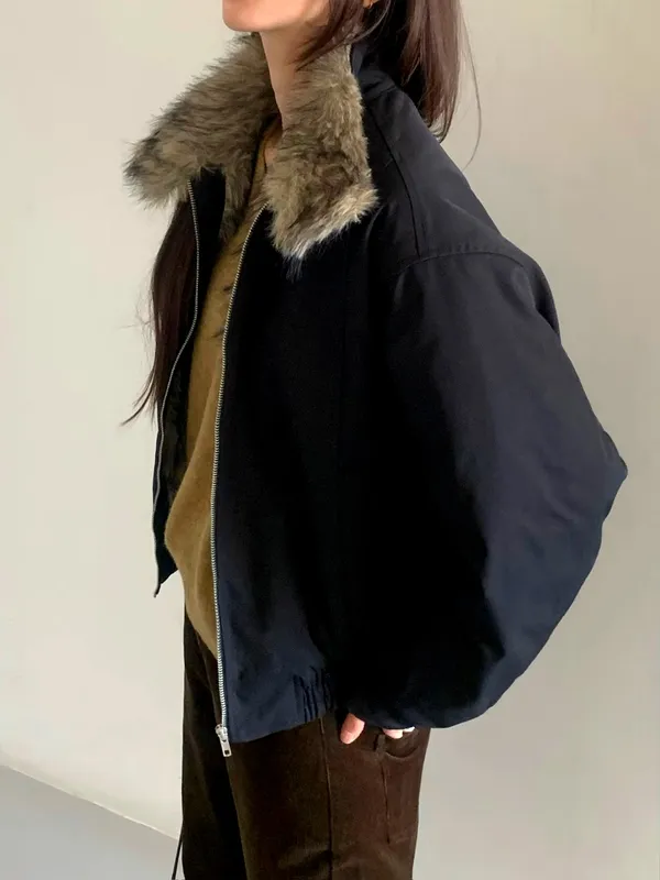 Stylish and Elegant Women's Down Jacket - Warm and Slimming