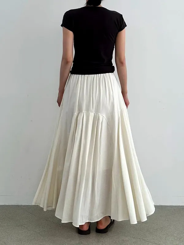 Elegant and Flowing Women's Long Skirt, Lightweight and Comfortable