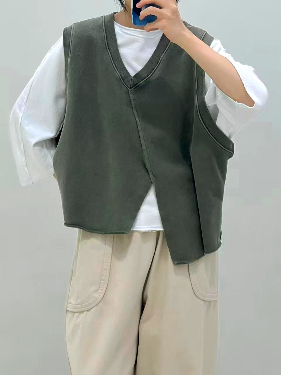 트렌디한 캐주얼 여성용 탑, V넥 디자인으로 다재다능한 스타일링