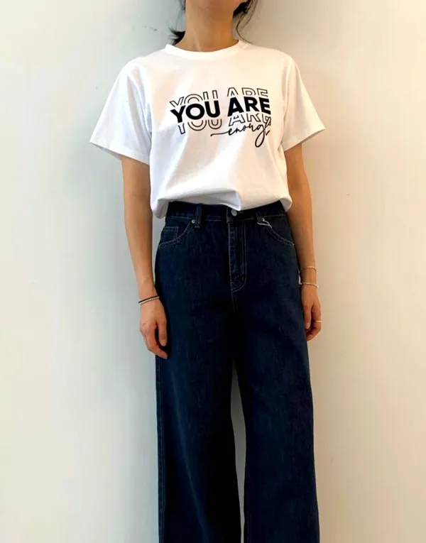 Minimalist Letter Print Women's T-Shirt, Comfortable and Versatile