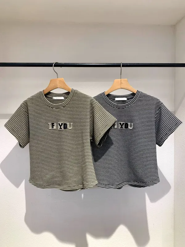 Stylish Striped Short Sleeve T-Shirt, Comfortable and Breathable, Perfect for Any Outfit