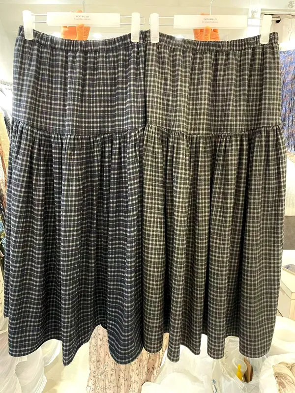 Plaid Design Women's Dress, Fashionable Casual Style
