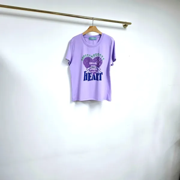 Purple Floral Women's Top - Comfortable and Stylish
