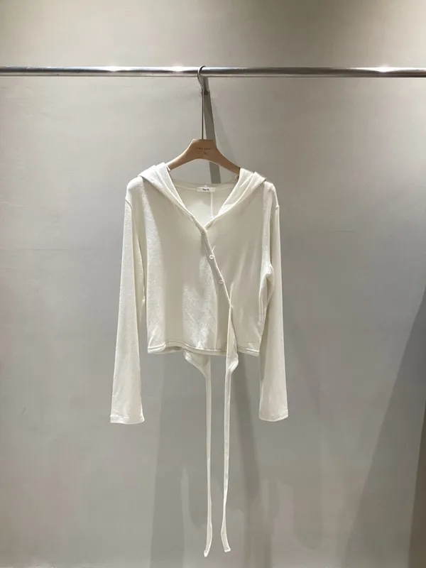 Minimalist Versatile White Hoodie, Comfortable Casual Style