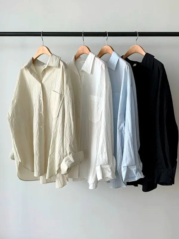 Lightweight Breathable Women's Shirt, Available in Four Colors, Comfortable and Versatile