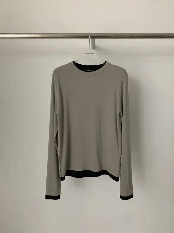 Minimalist Long Sleeve T-Shirt, Comfortable and Breathable for Everyday Wear