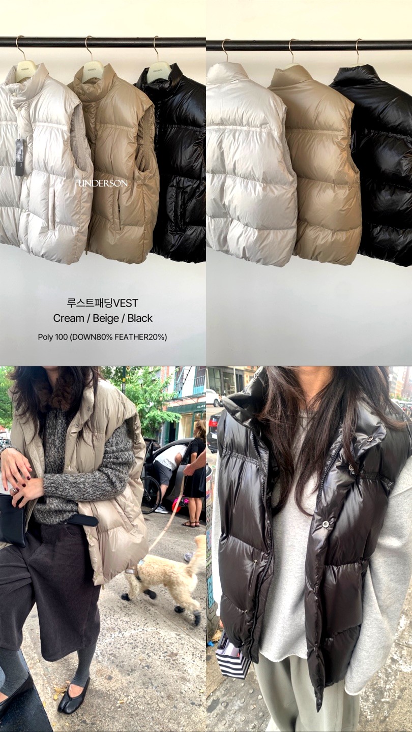 스타일리시 여성 다운 조끼 - 가을과 겨울에 적합한 가벼운 보온성