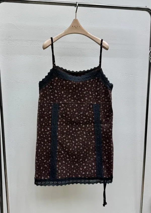 Elegant Floral Camisole Dress, Lightweight and Breathable