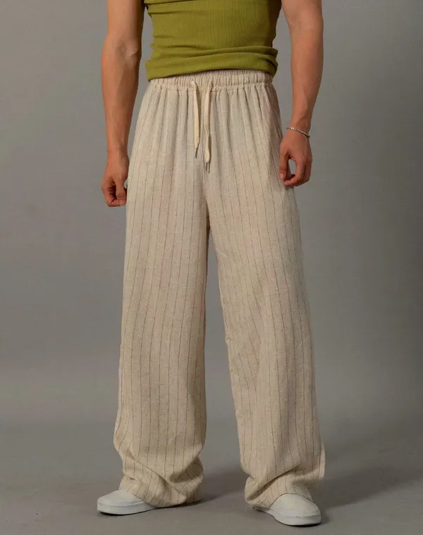Casual Loose Men's Pants, Comfortable and Breathable, Perfect for Summer Wear