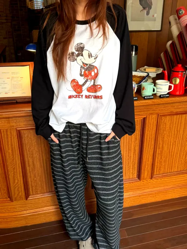 Casual Loose Striped Pants - Comfortable and Stylish for Everyday Wear