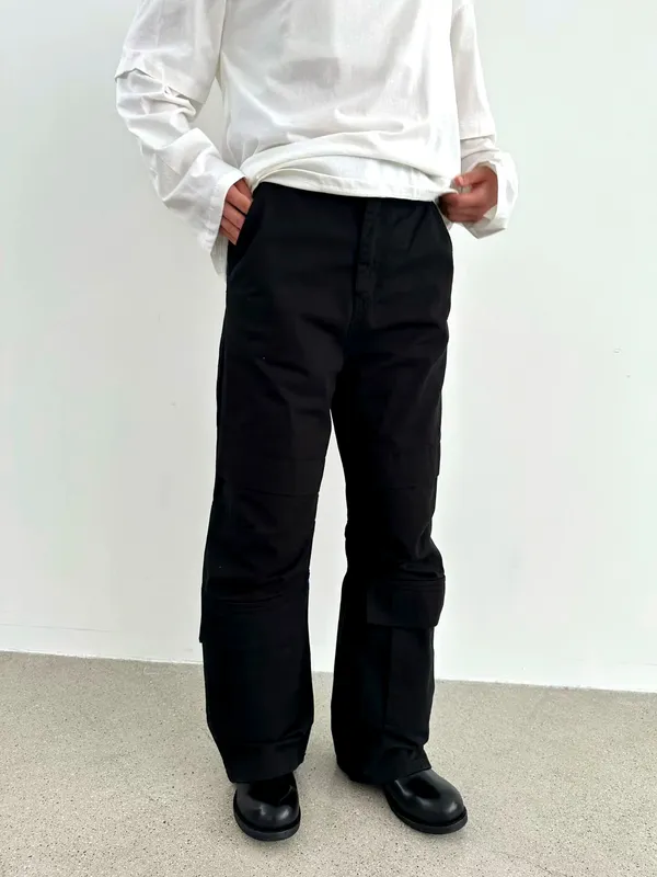 Stylish Casual Black Pants - Comfortable and Versatile