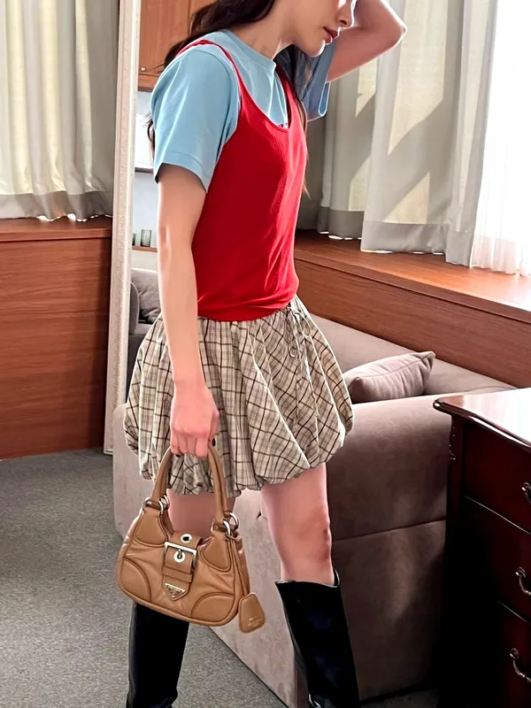 Stylish Plaid Dress for Women - Fresh and Cute, Perfect for Spring and Summer