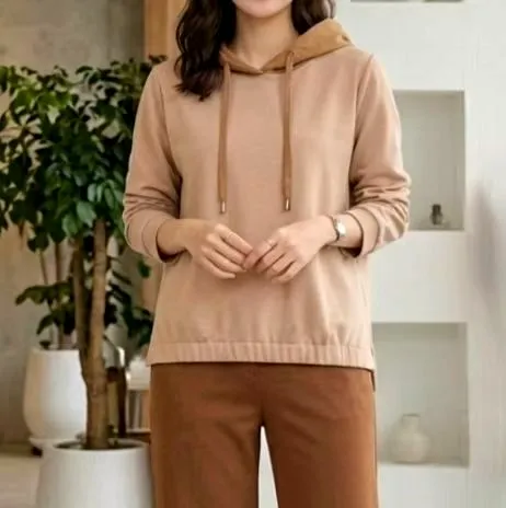 Comfortable Casual Women's Hoodie, Stylish Design
