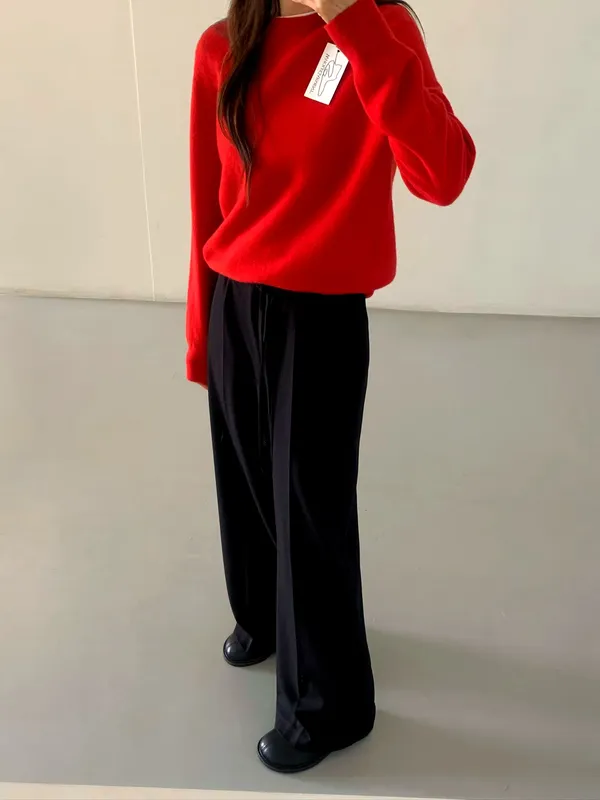 Stylish Red Sweater - Warm, Comfortable, and Perfectly Versatile