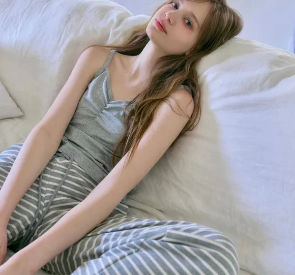 Comfortable Striped Pajama Set, Soft and Breathable