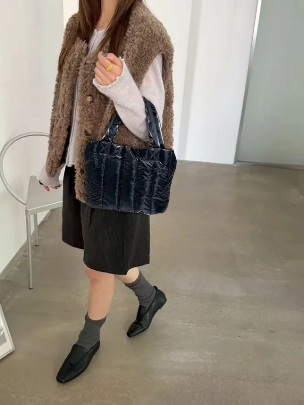 Stylish Warm Color-Block Sweater Vest
