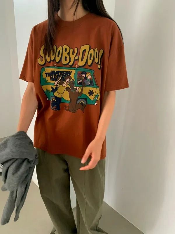 Vintage Style Printed T-Shirt, Comfortable and Casual