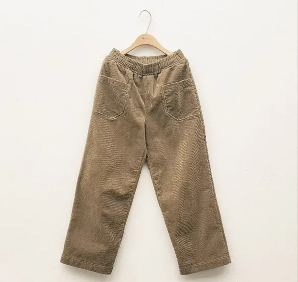 Casual Loose Corduroy Trousers for Everyday Wear