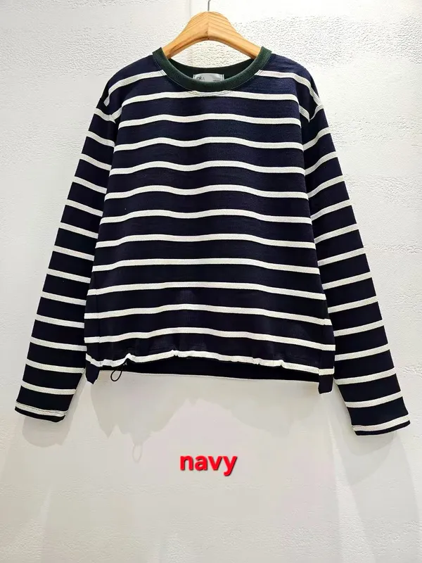 Fashion Striped Women's Top - Casual Comfort for Spring and Autumn
