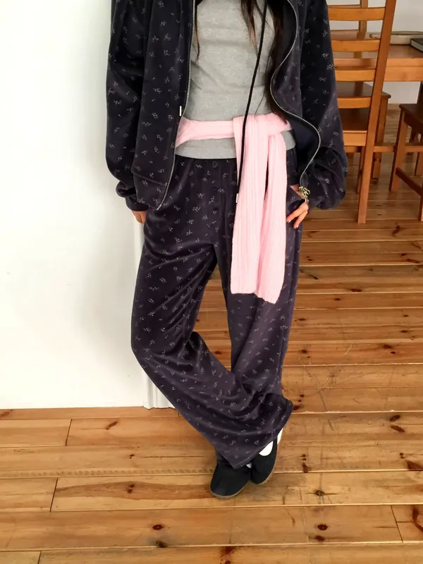 Casual Comfortable Women's Pants with Fashionable Print Design