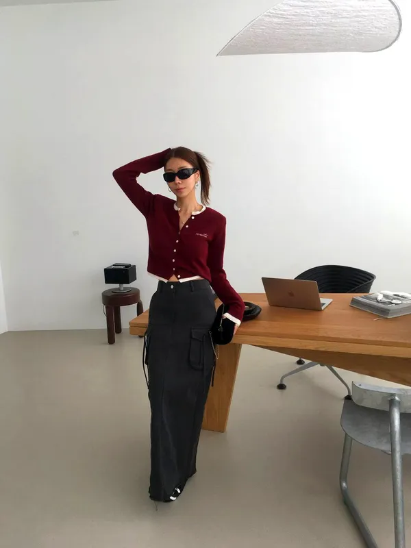 กระโปรงสาวแฟชั่นแบบสั้นที่เข้ากับทุกชุด, แสดงความสง่างามอย่างเต็มที่