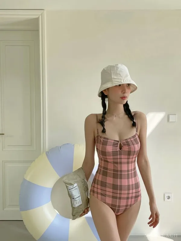 Sexy Plaid Women's Lingerie, Comfortable and Breathable, Show Off Your Charming Curves