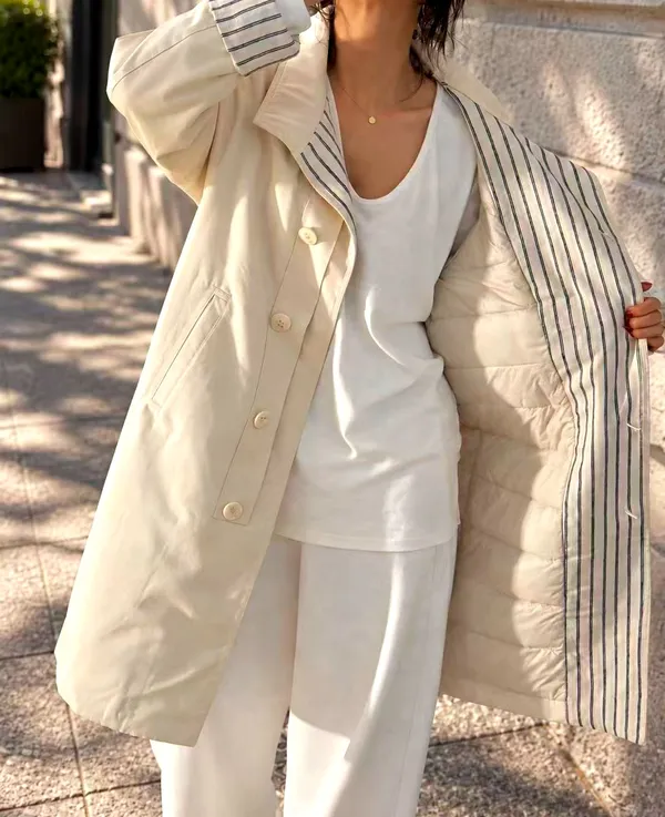 Stylish and Minimalist Women's Coat, Lightweight and Comfortable, Perfect for Pairing