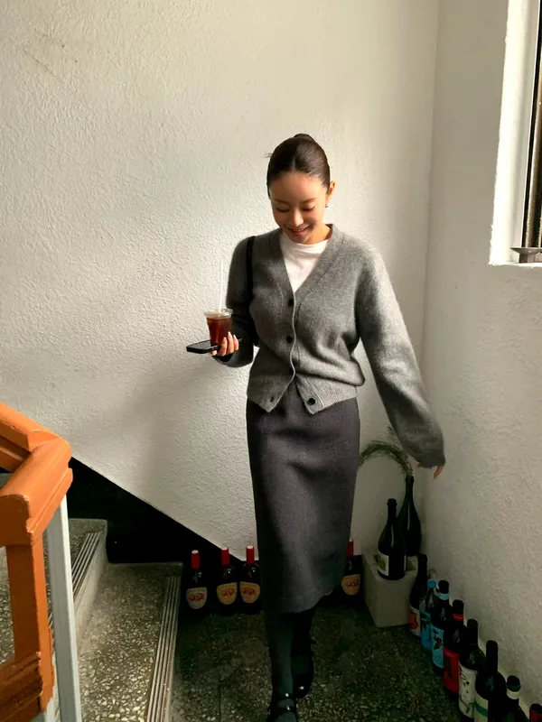 Elegant Knitted Cardigan, Warm and Comfortable Women's Top