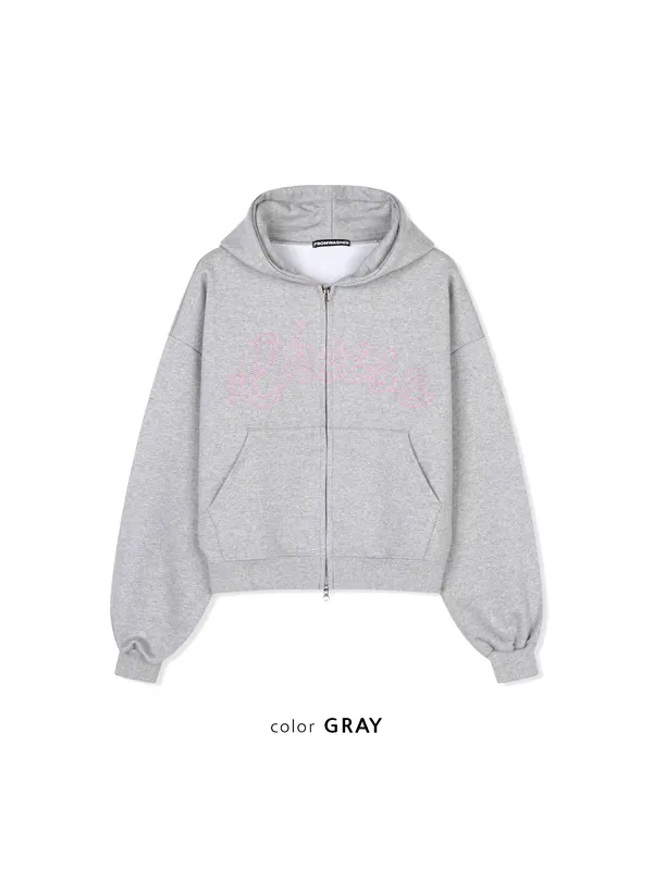 Áo hoodie nữ thêu chữ thời trang - Thoải mái và đa năng